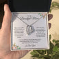To My Beautiful Mom | I love You - Forever Love Necklace